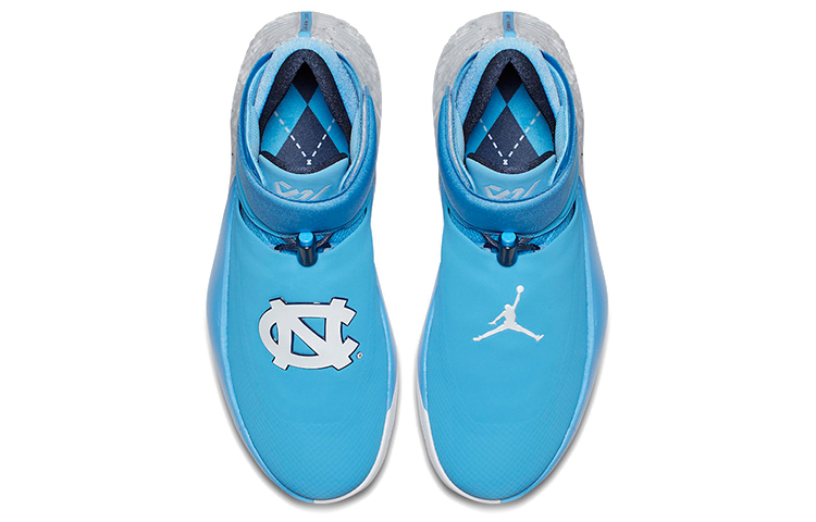 Мужские кроссовки Jordan Why Not Zer0.1 UNC OG (голубой) — 北卡蓝/白 — фото 4