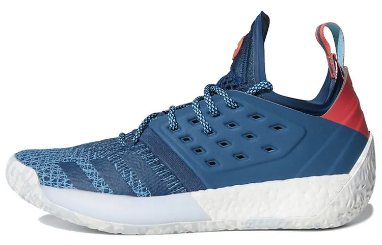 Adidas Harden Vol.2 Blue Night Cushioning Slip Resistant Cushioning Slip Resistant Low top Basketball Shoes Men's Blue