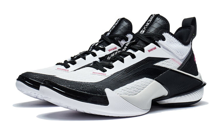 Li Ning Power 10 Mid top Performance Basketball Shoes Men's White