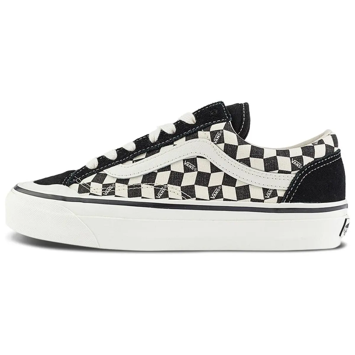 Vans Old Skool 36 Reissue Low top Canvas Shoes Unisex Black White
