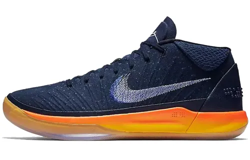 Nike Kobe AD mid Rise OG lace-up non-slip wear-resistant mid-top practical basketball shoes men's dark blue