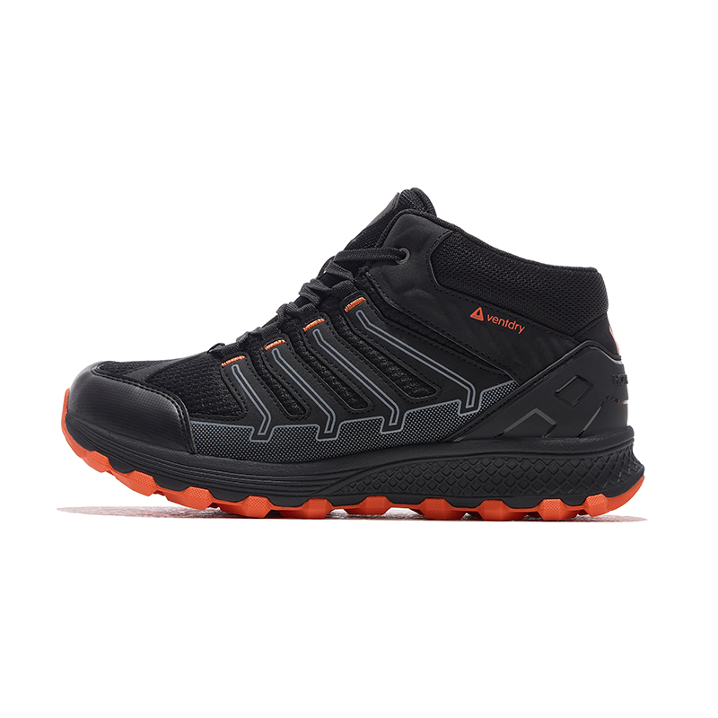HOT POTATO Cushioning Slip Resistant Abrasion Resistant Breathable Lightweight Mid top Mountaineering Shoes Unisex