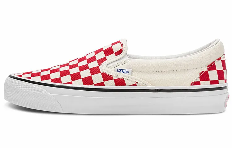 Slip-On Og Classic Vans Lx 'Checkerboard - Racing Red'