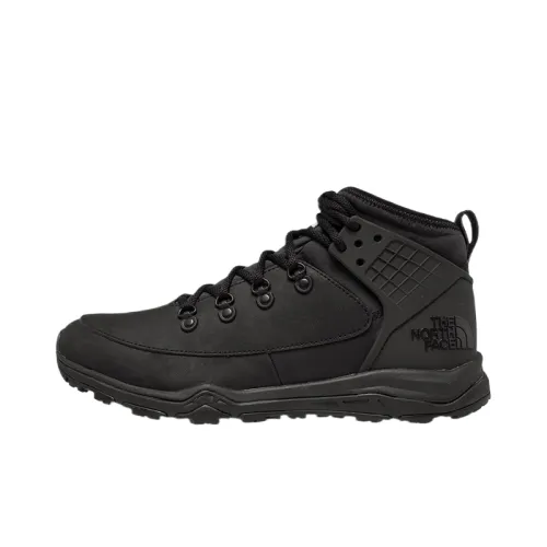 THE NORTH FACE Cushioning Grip Mid top Hiking Shoes Men's Black