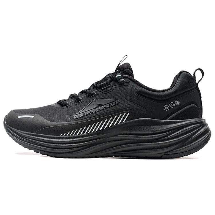 XTEP Lightweight Abrasion Resistant Low top Hiking Shoes Men’s Black