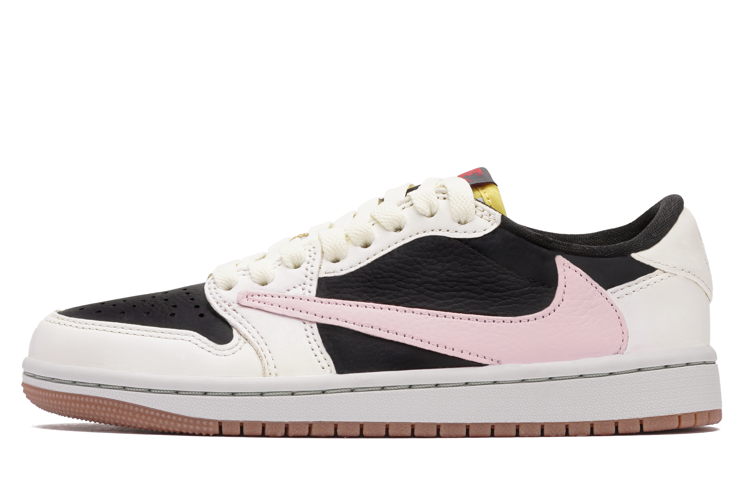 Travis Scott x Jordan Travis Scott X Air Jordan Travis Scott X AJ1 Low Peach Macaron Low top Vintage Basketball Shoes
