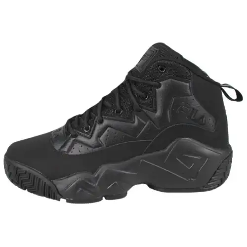 FILA Mashburn Mid top Vintage Basketball Shoes Men's Black
