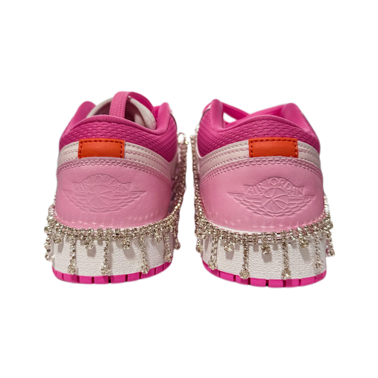 Jordan Air Jordan 1 Low ‘Pinksicle’ Candy House Low top Vintage Basketball Shoes Women’s Pink White