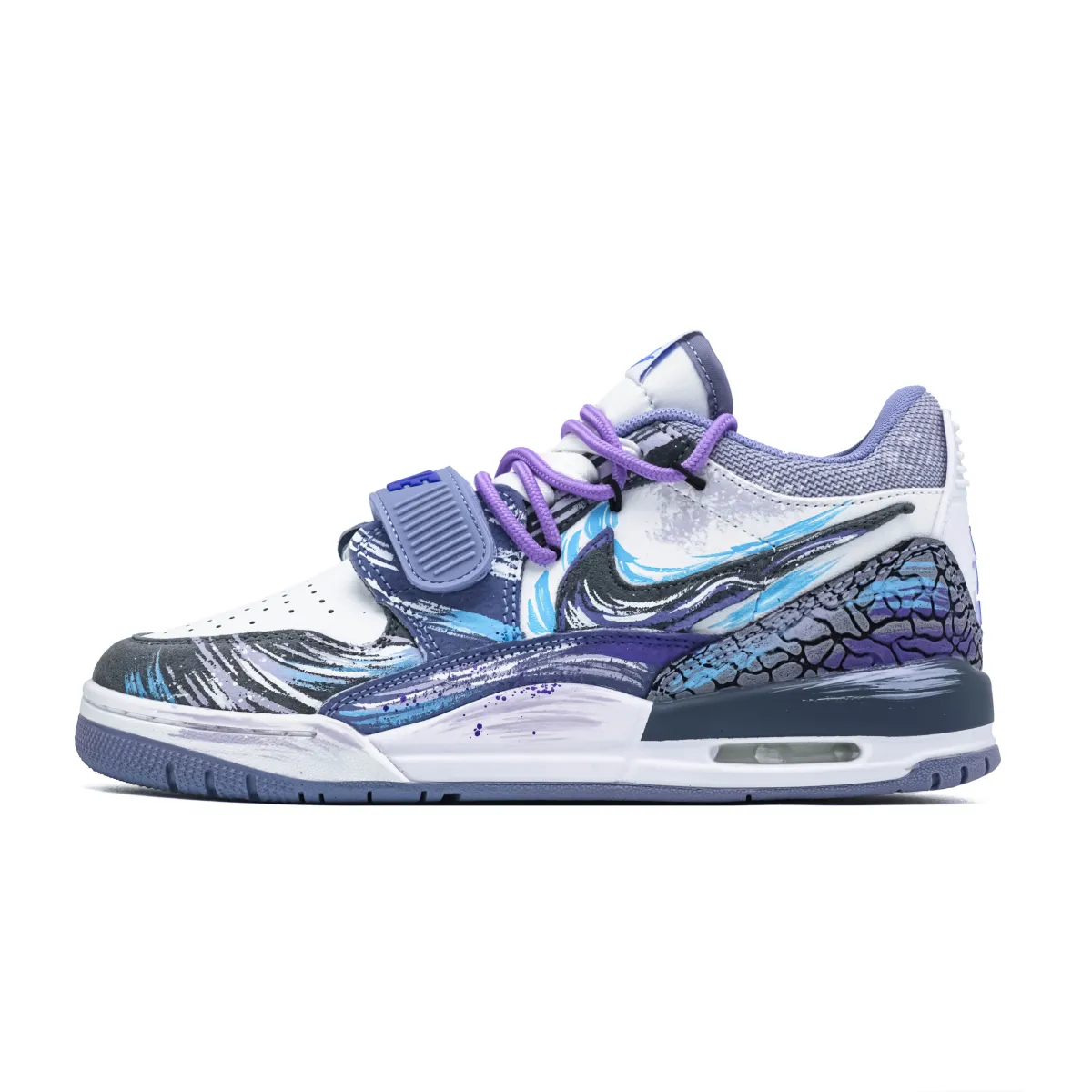 Jordan Legacy 312 Starry Guidance Suede Abrasion Resistant Abrasion Resistant Low top Vintage Basketball Shoes Men's