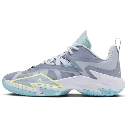 Jordan One Take 3 Slip Resistant Abrasion Resistant Low top Basketball Shoes Men's Blue Purple