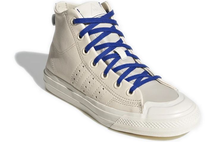 Кеды adidas originals NIZZA Hi (бело-коричневые) — фото 3