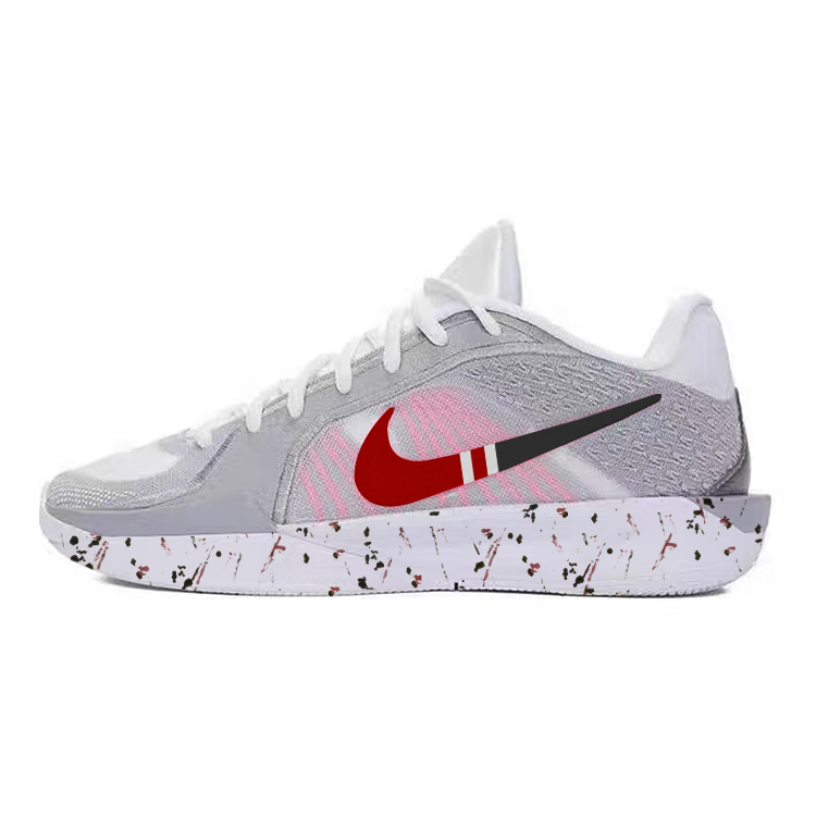 Nike Sabrina 2 Cushioning Slip Resistant Abrasion Resistant Lightweight Low top Basketball Shoes Unisex Pink