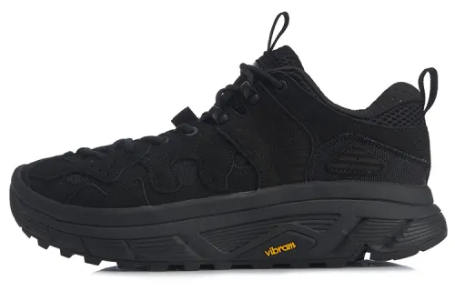 Li Ning Paris Fashion Week Collection Vintage Basketball Shoes Women's Low Top Black