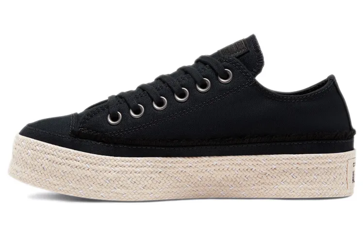 Chuck Taylor All Star Wmns Converse Espadrille Low 'Trail to Cove - Black' Women's