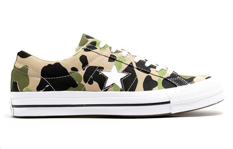 Кеды Converse One Star (зеленые) — фото 2