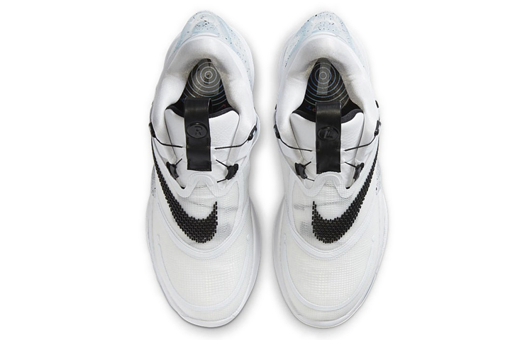 Мужские кроссовки Nike Adapt bb 2.0 Oreo (черно-белые) — фото 5