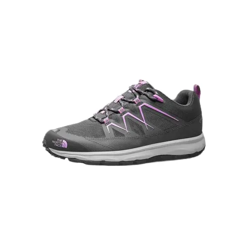 THE NORTH FACE GORE TEX Abrasion Resistant Waterproof And Breathable Lightweight Low top Hiking Shoes Women's Gray