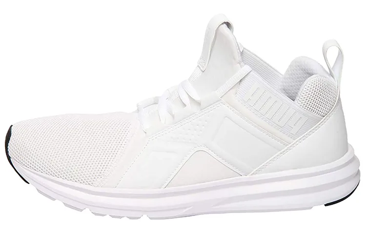 PUMA Enzo Fabric Comfortable Low top Training Shoes Men's White