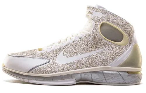 Nike 2K4 Kobe Laser Heavenly Sound Laser Non-slip Lightweight High Top Retro Basketball Shoes Men's White