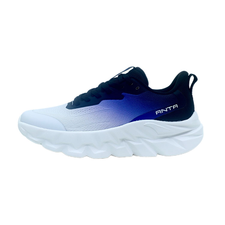 Anta Low top Running Training Shoes Men’s Sand Grain Gray/Ultramarine Blue/Basic Black