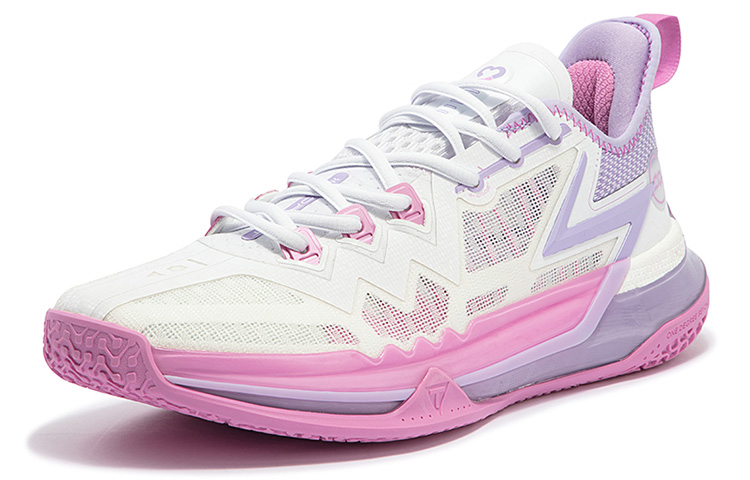 361° BIG3 Future Basketball Shoes Men’s Low Top 361 Degrees White/Digital Lavender