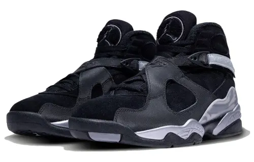 Jordan Air Jordan 8 Vintage Basketball Shoes Men's High Top Black