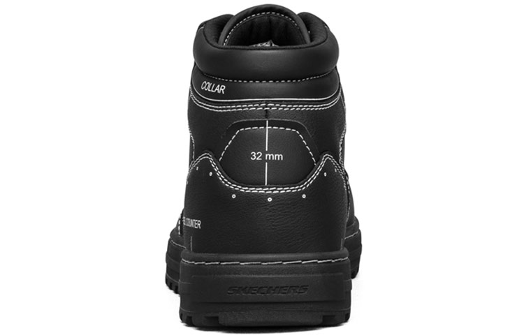 Мужские кеды Skechers Reclass (черный) — фото 4