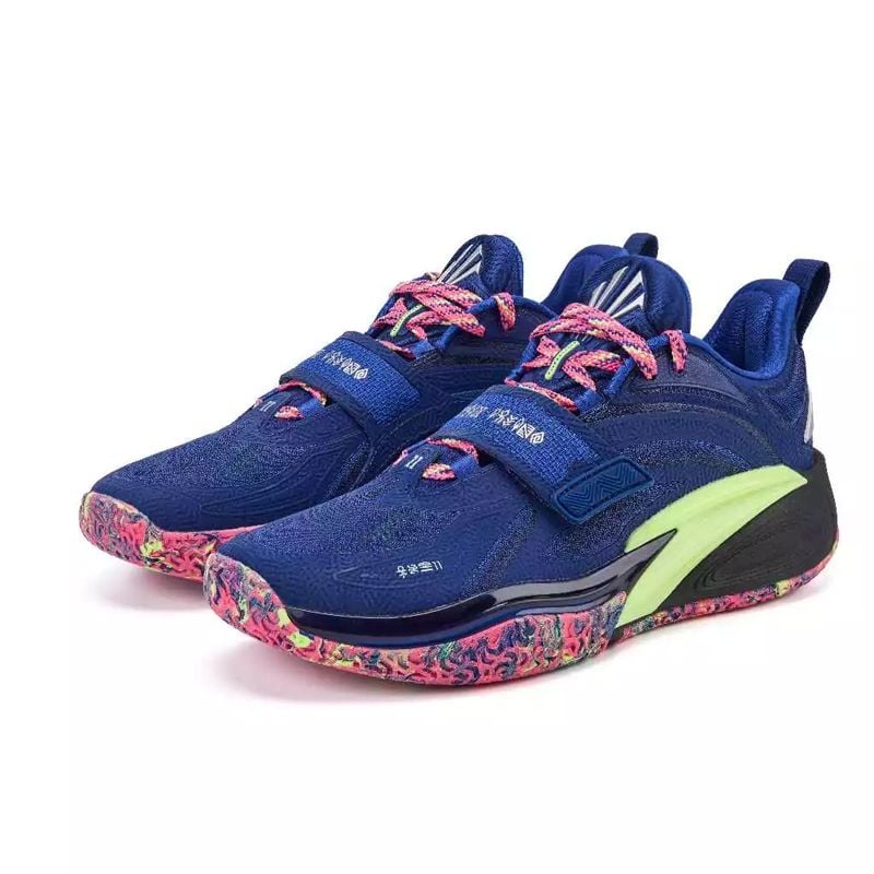 Anta KAI 1 Slip Resistant Abrasion Resistant Low top Basketball Shoes Men’s Blue
