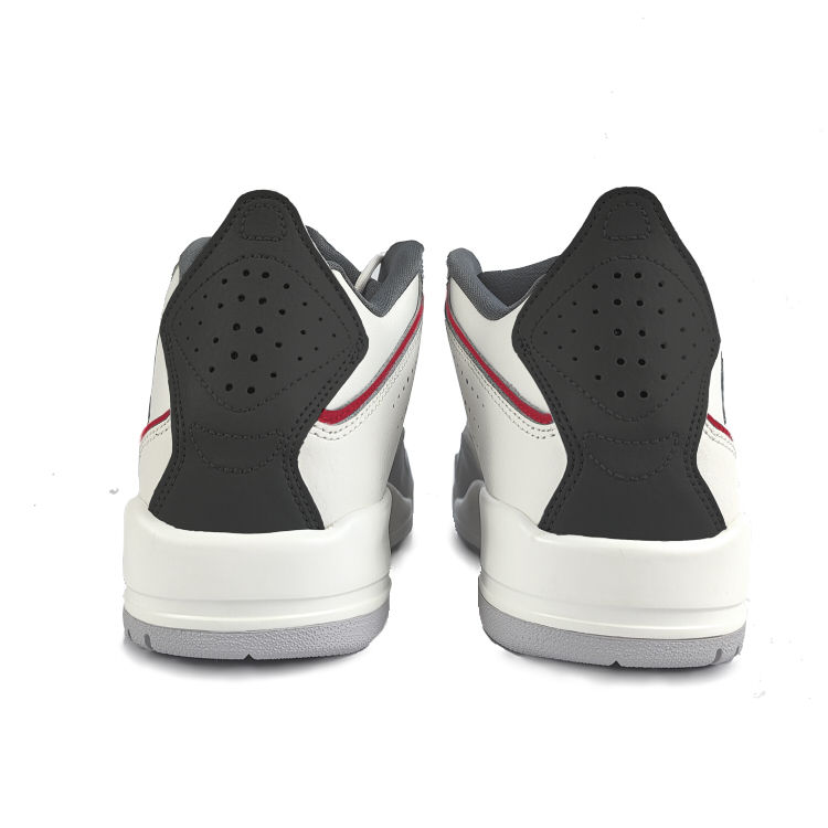 Jordan Courtside 23 Cushioning Slip Resistant Mid top Vintage Basketball Shoes Men’s Red White Gray