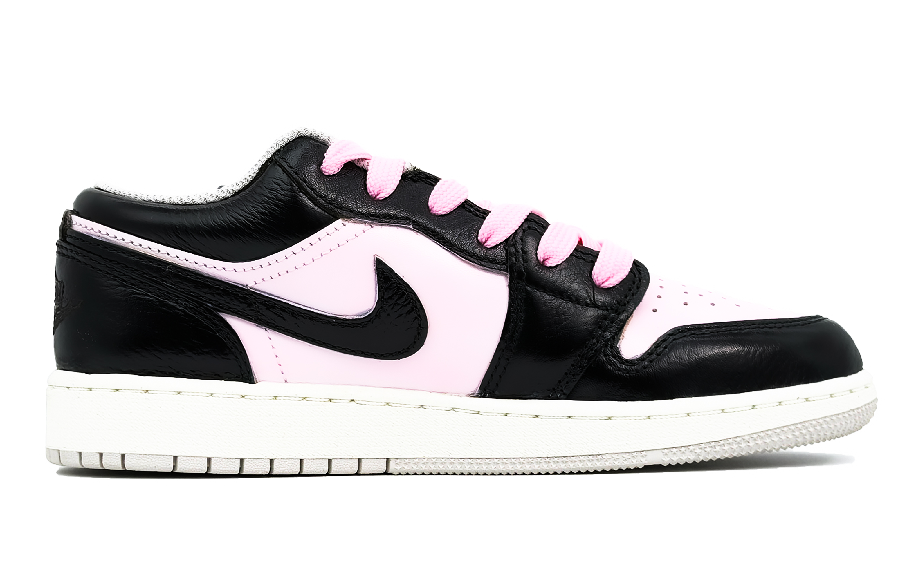 Jordan Air Jordan 1 Abrasion Resistant Abrasion Resistant Low top Vintage Basketball Shoes Women’s Pink