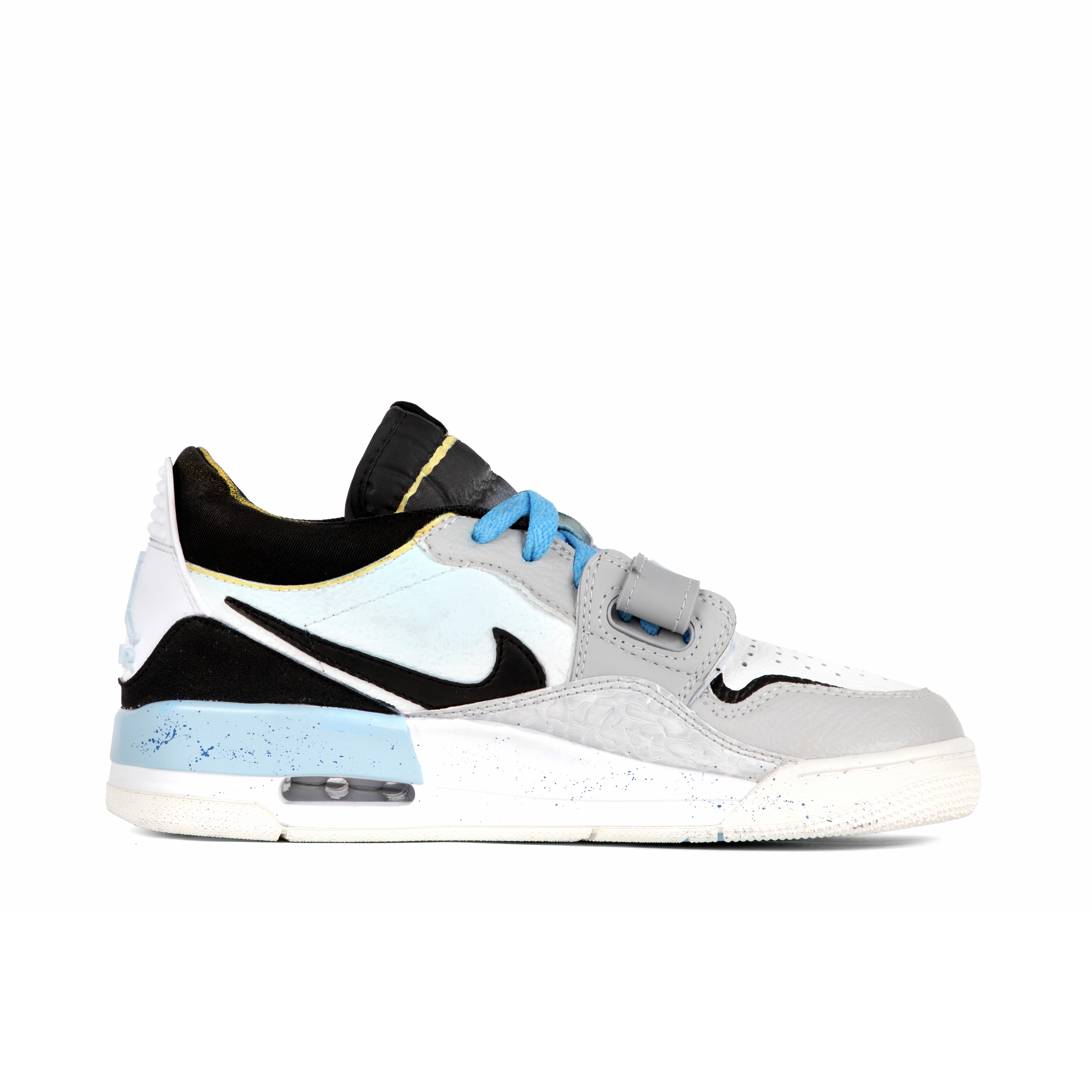 Jordan Legacy 312 Cushioning Slip Resistant Low top Vintage Basketball Shoes Men’s Smoke Blue