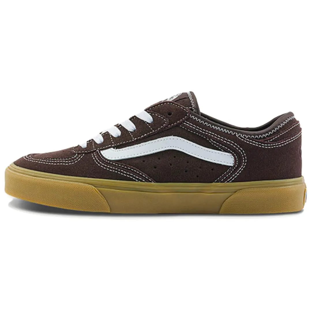 Vans Rowley Leather Low top Skateboard Shoes Unisex Black