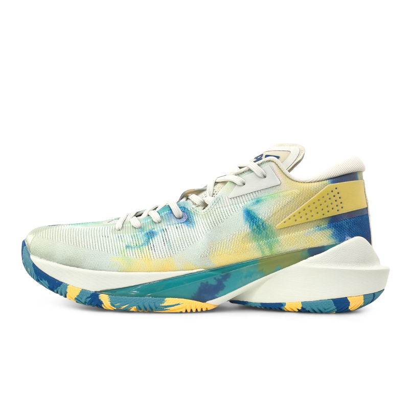PEAK Lightning 10 Basketball Shoes Men’s Low Top Milk Jade/Caribbean Blue
