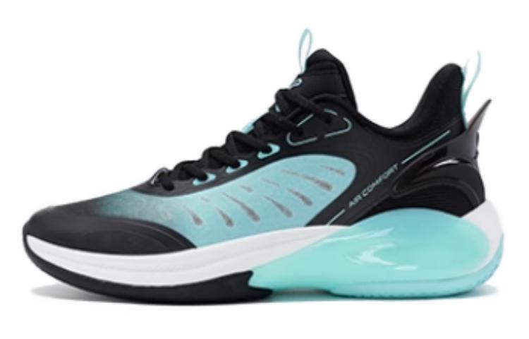 XTEP Jie Ao Abrasion Resistant Breathable Low top Basketball Shoes Men’s Black Blue