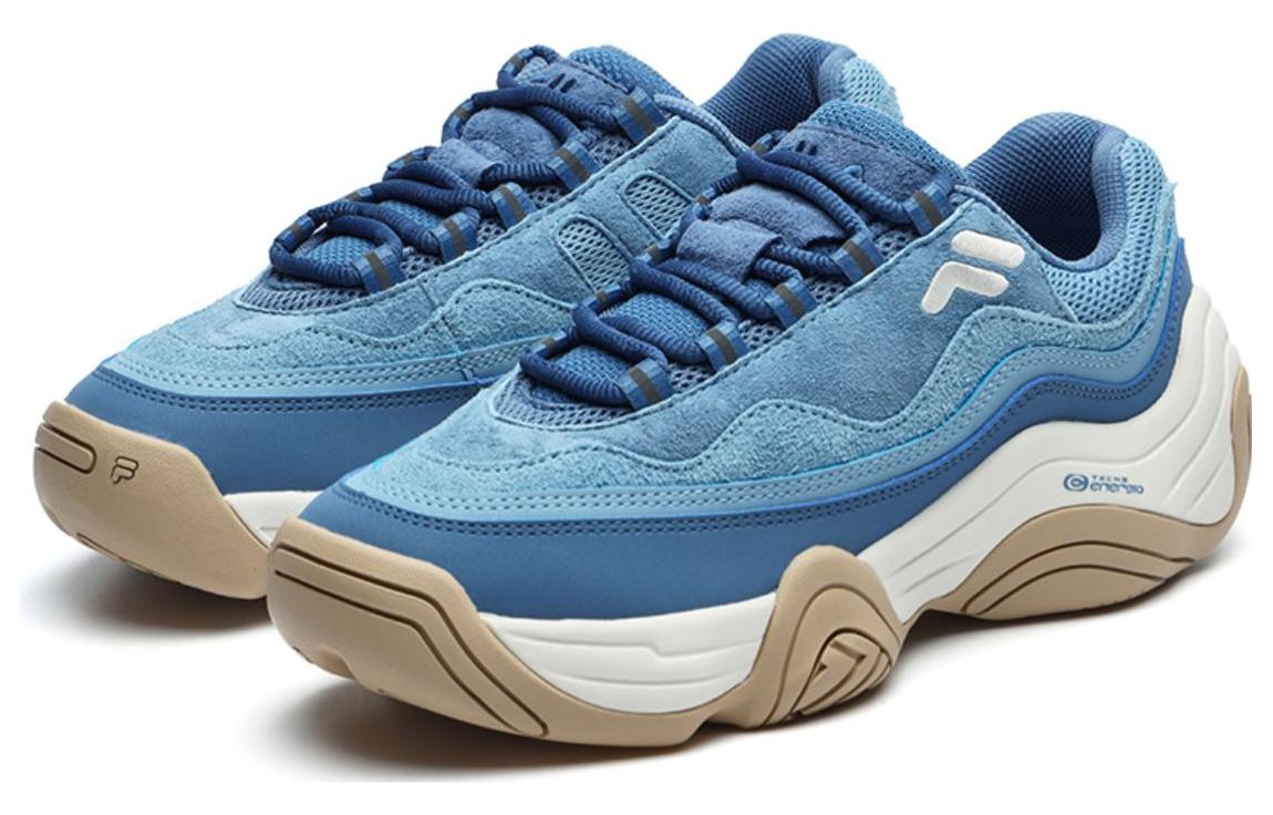FILA FUSION HERITAGE BASKETBALL Synthetic Leather Low top Vintage Basketball Shoes Women’s Blue