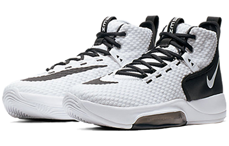 Кроссовки Nike Zoom Rize 1 (бело-черные) — Чёрный — фото 3
