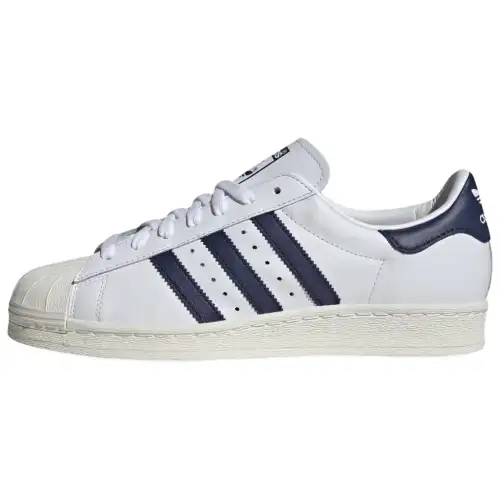 Adidas Originals Superstar 82 Low top Skateboard Shoes Unisex White Blue