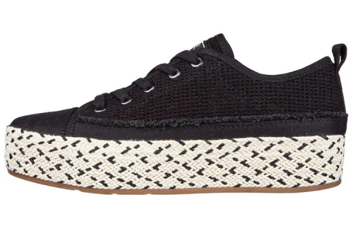 Skechers Bob's Fabric Slip Resistant Cushioning Abrasion Resistant Breathable Low top Skateboard Shoes