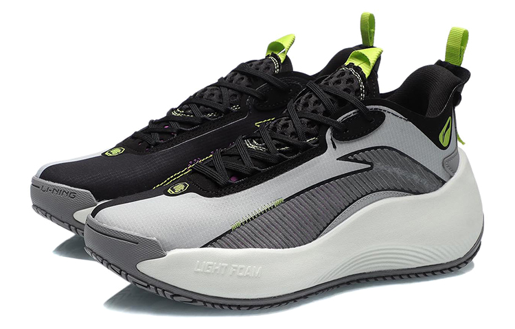 Li Ning BD5 Street Sole Reflective Low top Basketball Shoes Women’s White Black Green