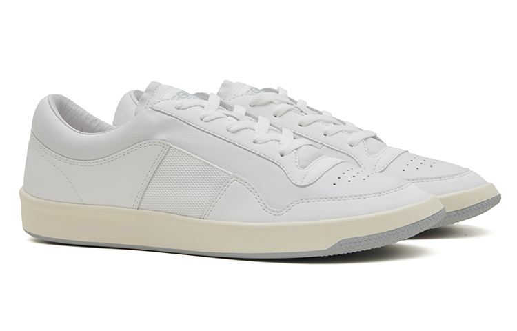 EQLZ EQUALIZER 1970 Lightweight Low top Vintage Basketball Shoes White Gardenia Made In USA Nappa Genuine Leather