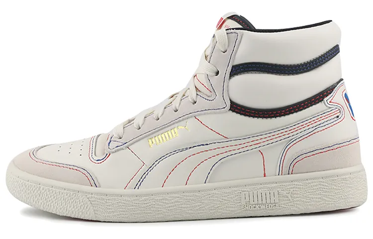 PUMA Ralph Sampson Mid Panorama 'Creamwhite Black Red'