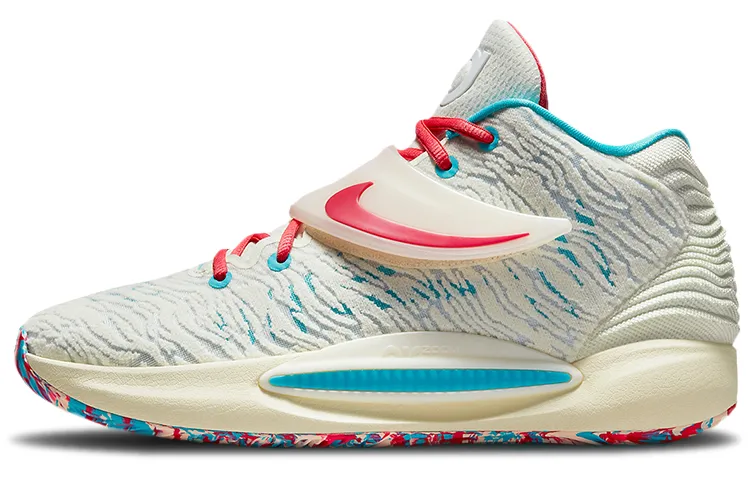 Nike Kd 14 Ep 'White Aqua Blue Multi Color'