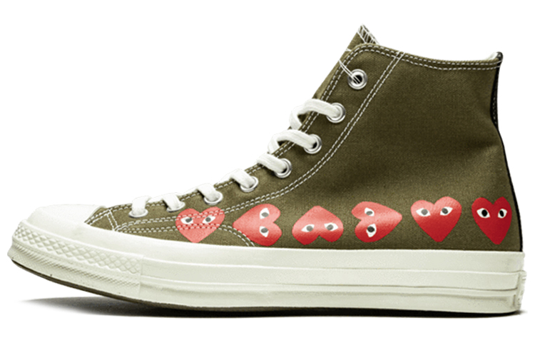 Кеды Converse Converse ×CDG Play Chuck 70 (зеленые)