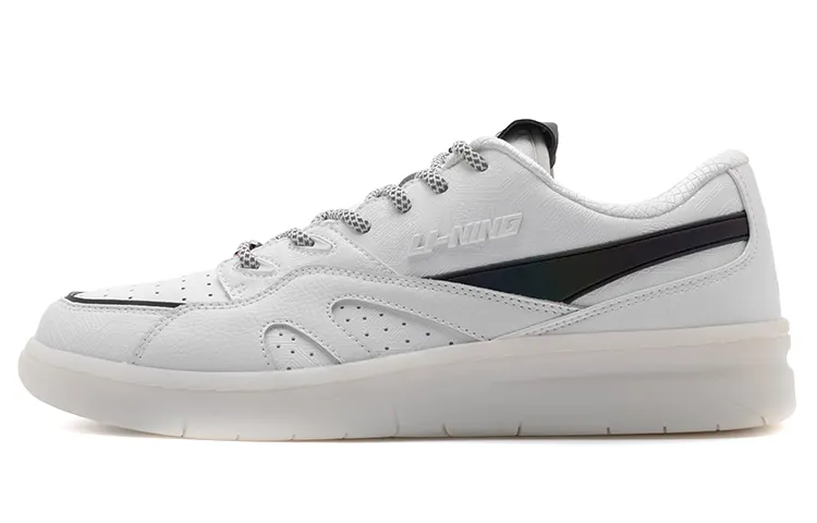 Li Ning 937 Vintage Basketball Shoes Women's Low Top White/Black
