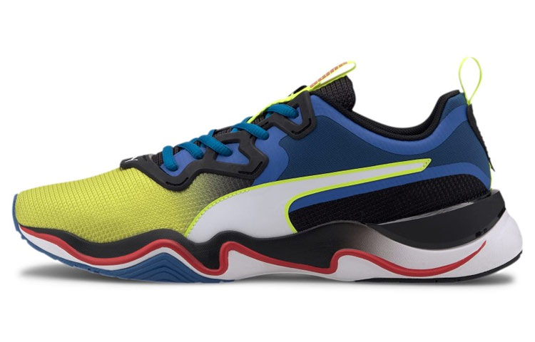 PUMA Zone Training Shoes Men's Low Top Yellow/Blue