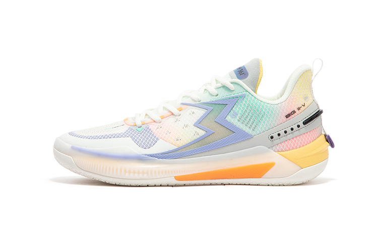 361° BIG3 5.0 Quick Wind Rises Cushioning Slip Resistant Abrasion Resistant Breathable Low top Basketball Shoes Unisex