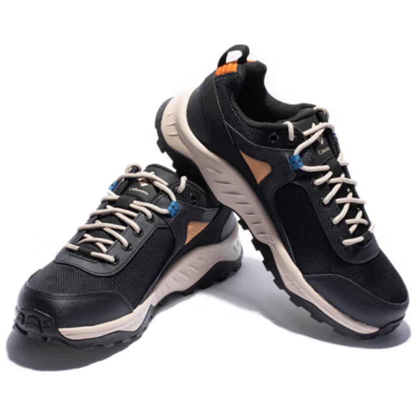 Columbia Outdoor Cushioning Slip Resistant Abrasion Resistant Breathable Low top Hiking Shoes Men’s Black