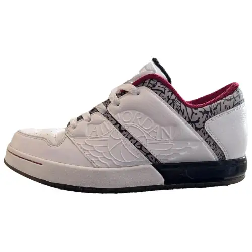 Jordan Nu Retro 1 Abrasion Resistant Low top Casual Shoes Unisex White
