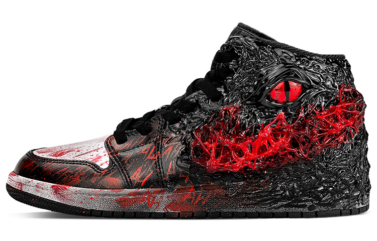 Jordan Air Jordan 1 Mid Leather Cushioning Slip Resistant Abrasion Resistant Coverage Support High top