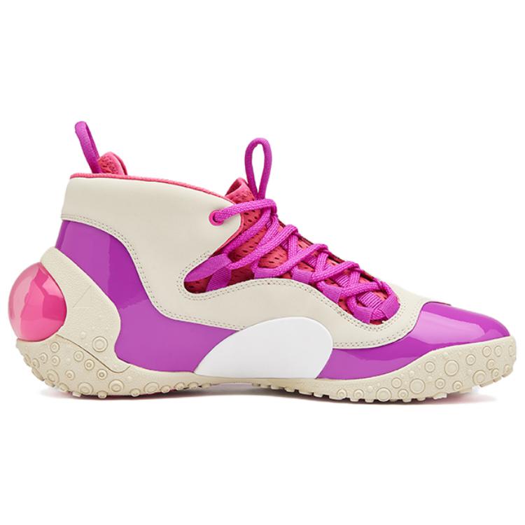 Senzubean Basketball Shoes Unisex Low Top Purple/Gray/Pink